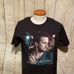 Luke Bryan Kill the Lights tour t shirt 2016 size XL